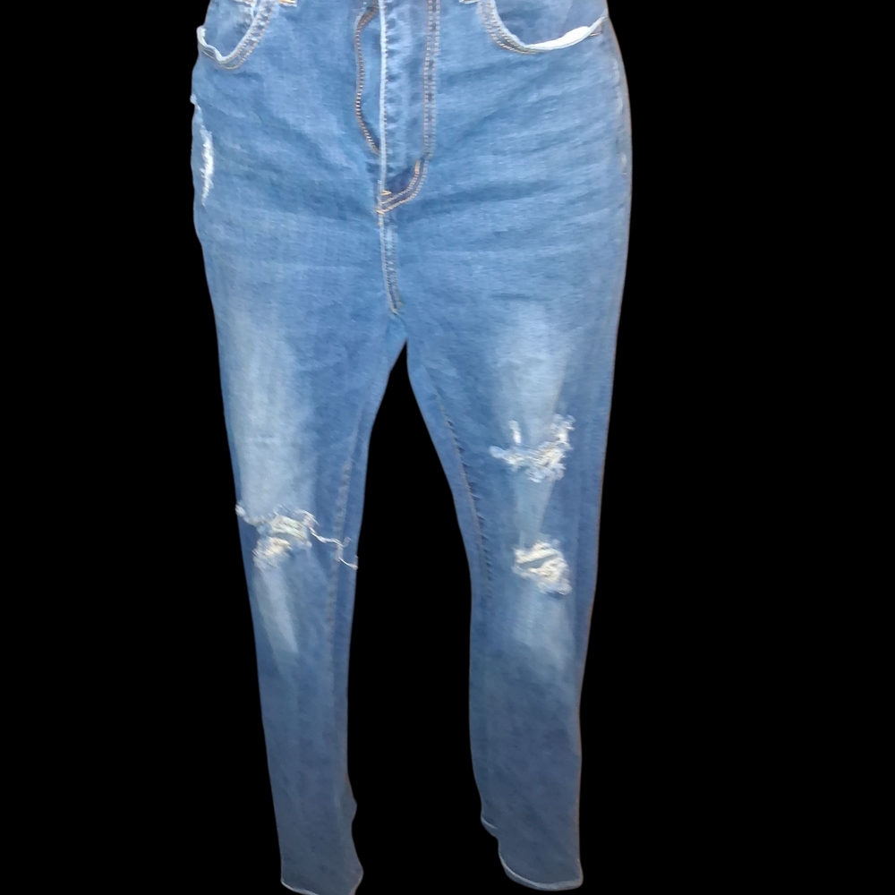American Eagle Outfitters Blue Distressed Jeans